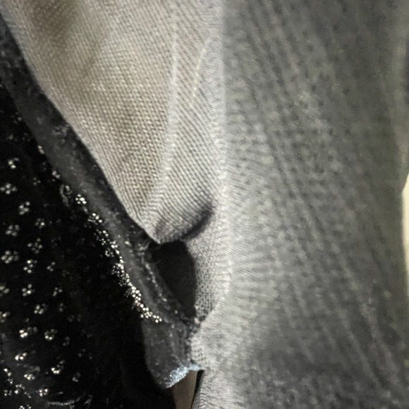 Bobbie Bee Top Blouse 16 Lace Black Velvet Sheer Beaded Whimsigoth Fairygoth y2K - Picture 16 of 16